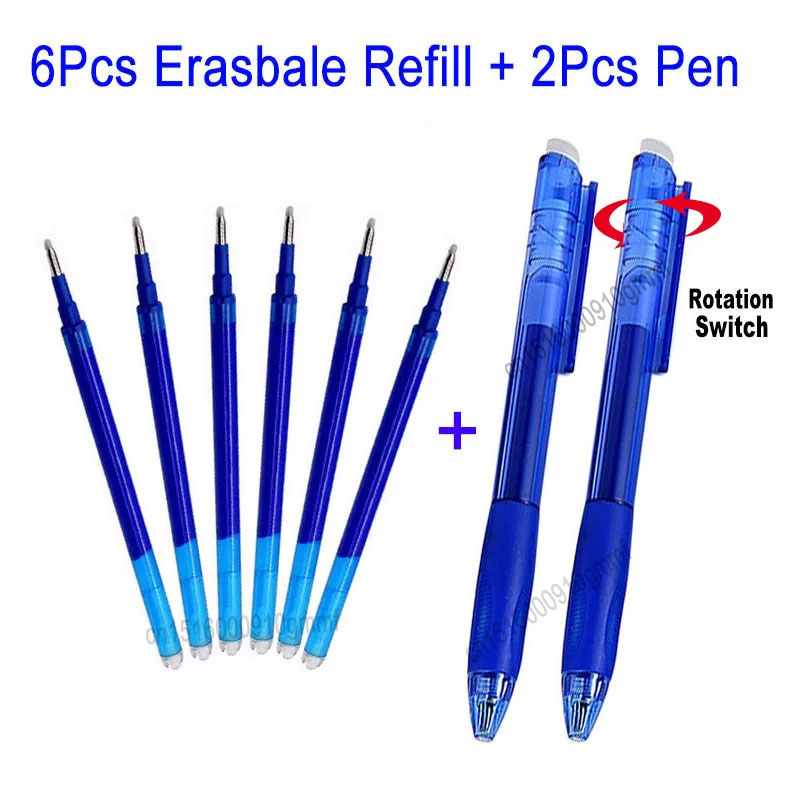 Tech Accessories For Office - 6 + 2 ชิ้น/เซ็ต 0.7MM Erasable