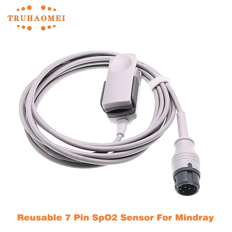 I Tech Accessories - เซ็นเซอร์ SPO2 แบบใช้ซ้ำได้ 8 พิน สำหรับเครื่องวัดออกซิเจน