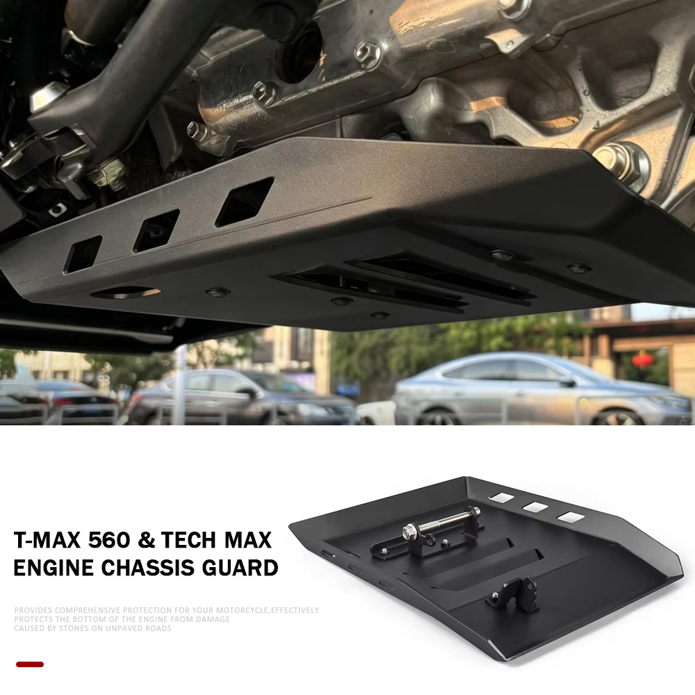 I Tech Accessories - TMAX560 2025 2026 อุปกรณ์เสริมรถจักรยานยนต์ใหม่ แผ่นกันกระแทก ป้องกันโครงรถ