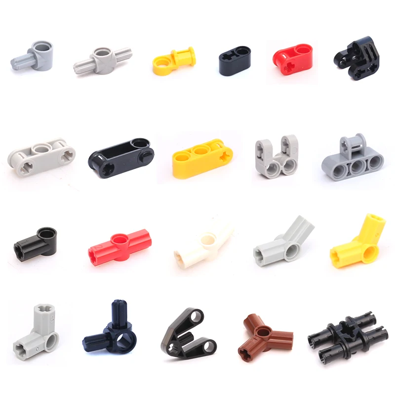 Tech Accessories Brands - ตัวต่อหมุดและเพลาชิ้นส่วนอุปกรณ์เสริมบล็อกตัวต่ออิฐชิ้นส่วนไฮเทคเหมาะสำหรับของเล่นอนุภาคขนาดเล็กทุกยี่ห้อ