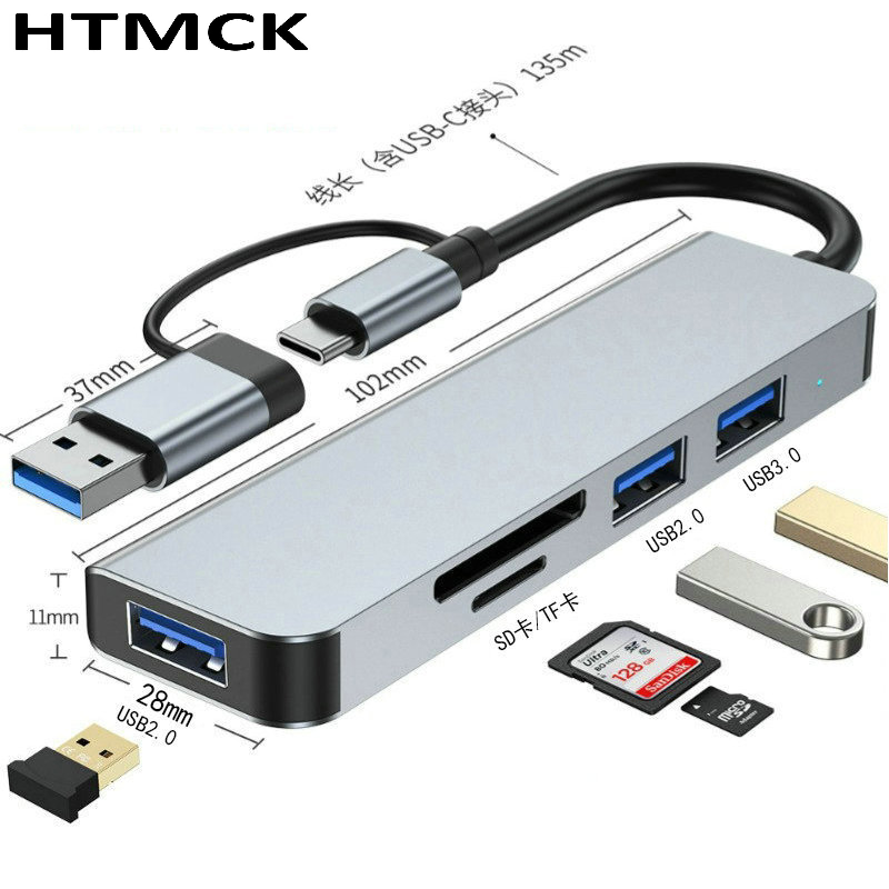 Type C Multiport Adapter - ฮับ USB C แบบ 8 in