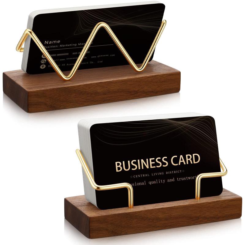 【A8】ที่ใส่นามบัตรไม้ ที่จัดระเ - Tech Accessories For Office บทวิจารณ์และราคา