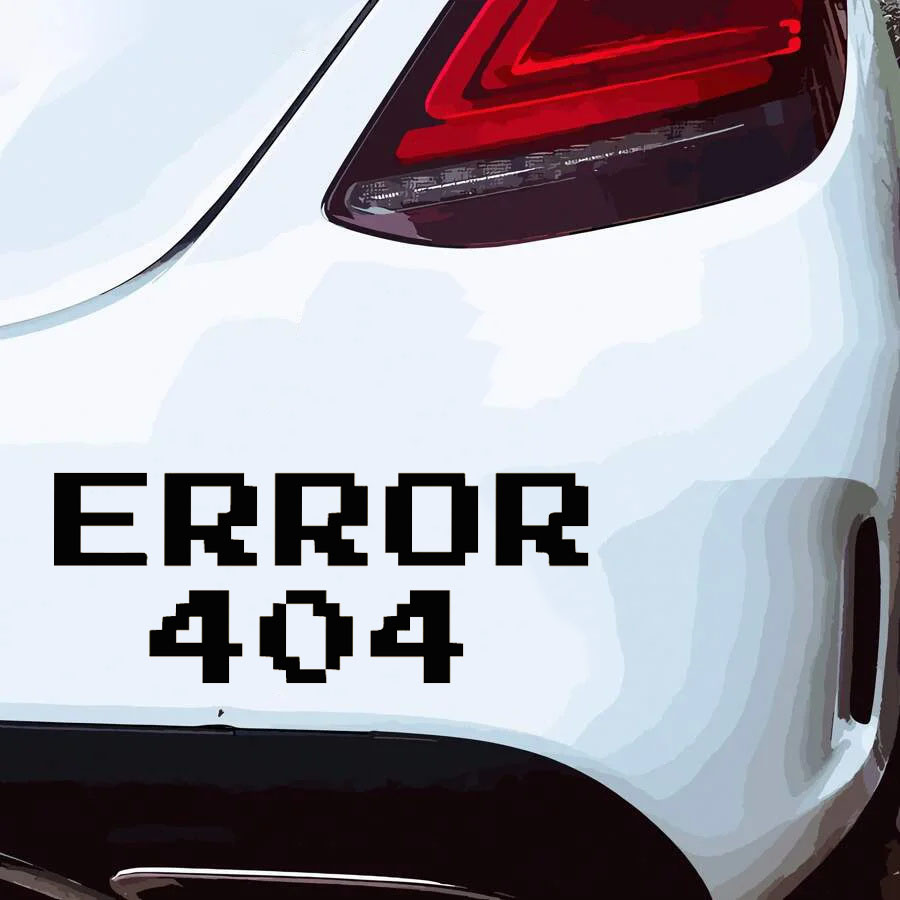 สติกเกอร์ติดรถยนต์ลาย Error 40 - Tech Trend Accessories บทวิจารณ์และราคา