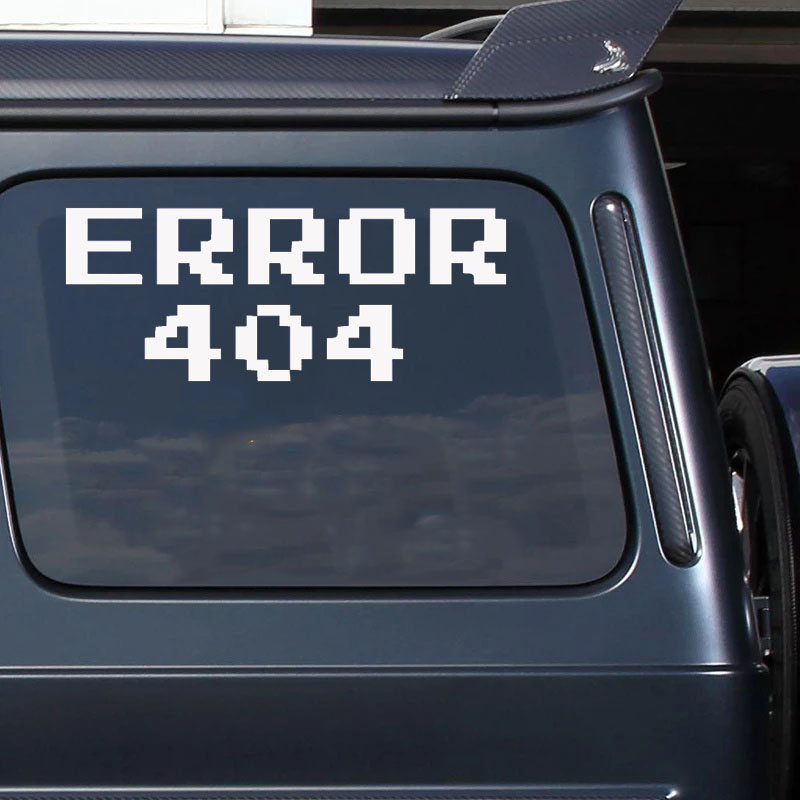 สติกเกอร์ติดรถยนต์ลาย Error 40 - Tech Trend Accessories บทวิจารณ์และราคา