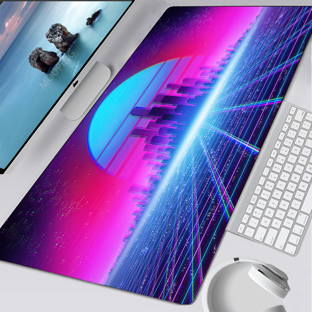Vaporwave Mousepad Retrowave/s - Tech Accessories Desk บทวิจารณ์และราคา
