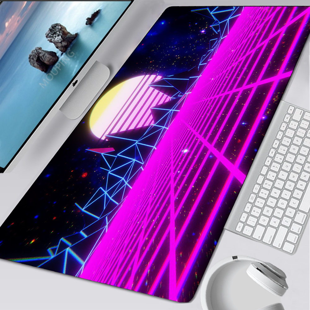 Vaporwave Mousepad Retrowave/s - Tech Accessories Desk บทวิจารณ์และราคา
