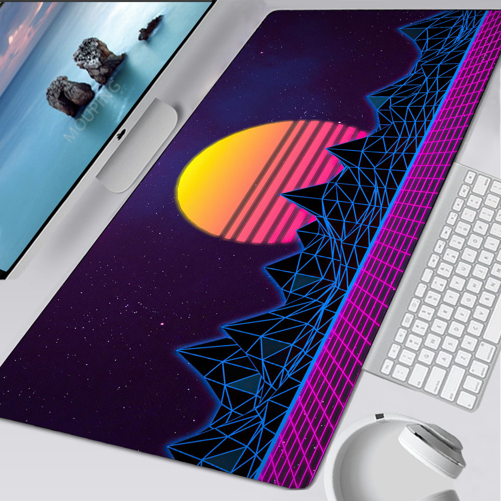 Vaporwave Mousepad Retrowave/s - Tech Accessories Desk บทวิจารณ์และราคา