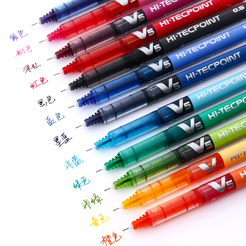 1ชิ้นปากกาลูกกลิ้งเหลว V5นำร่อ - Tech Accessories For Office บทวิจารณ์และราคา